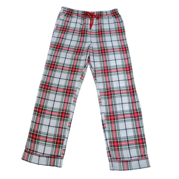 Size XXL Mens Winter Plaid Cotton Flannel Pajama Set Long Sleeve - Picture 8 of 15